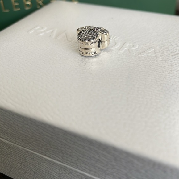 Authentic Pandora Disney Minnie Mouse Pavé Clip Charm - Picture 6 of 7